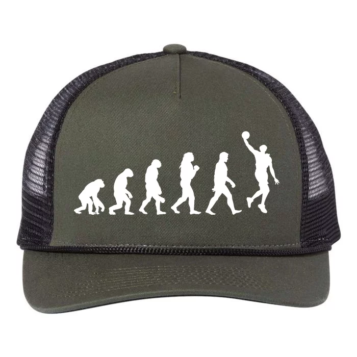 Basketball Evolution Retro Rope Trucker Hat Cap