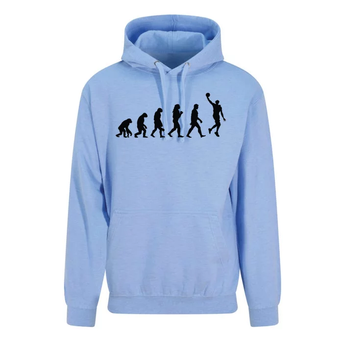 Basketball Evolution Unisex Surf Hoodie