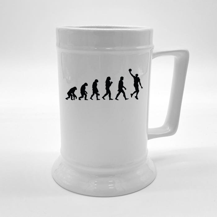 Basketball Evolution Front & Back Beer Stein