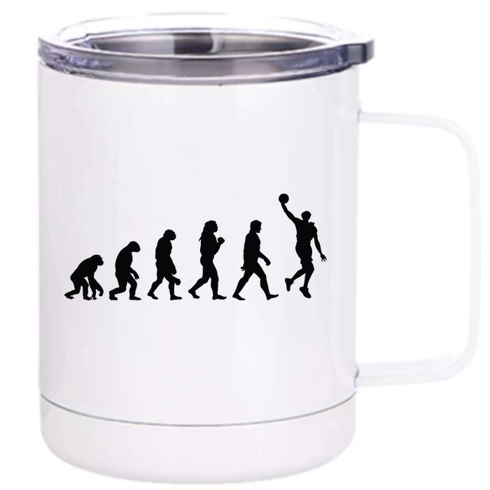 Basketball Evolution Front & Back 12oz Stainless Steel Tumbler Cup