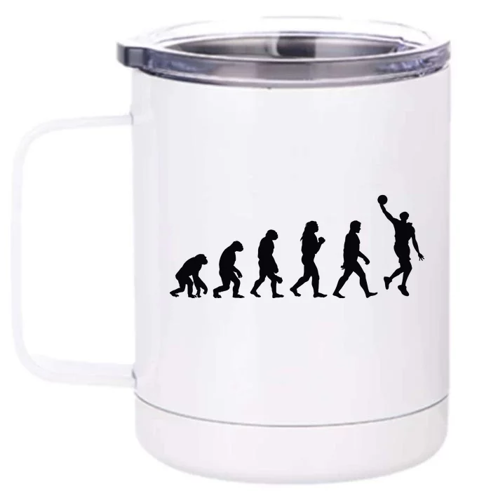 Basketball Evolution Front & Back 12oz Stainless Steel Tumbler Cup