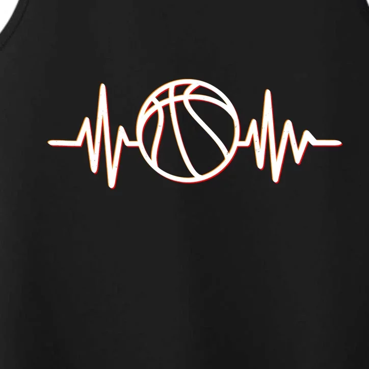 Basketball Heartbeat Performance Tank