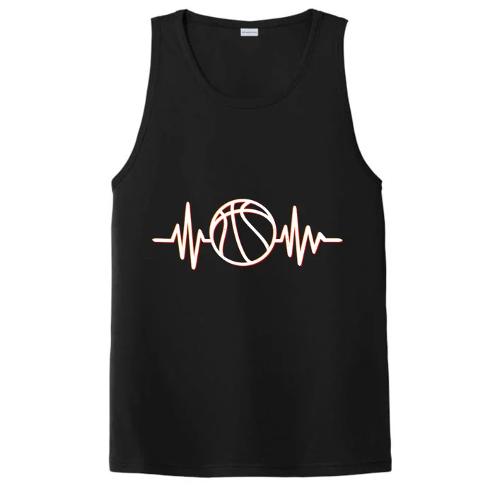 Basketball Heartbeat Performance Tank