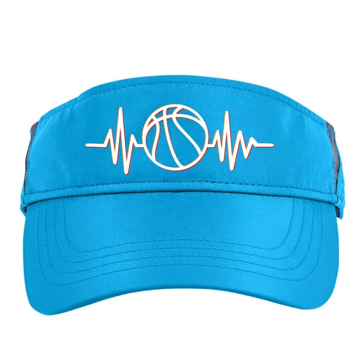 Basketball Heartbeat Adult Drive Performance Visor