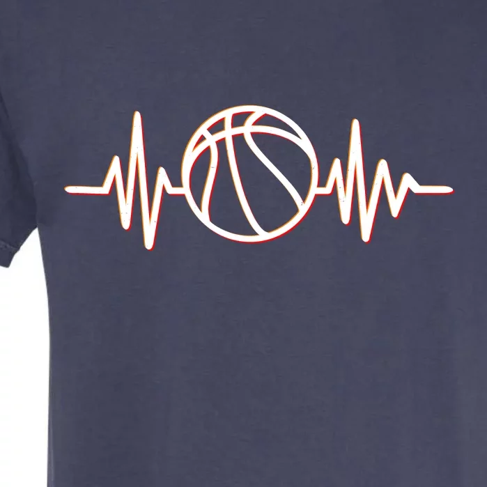 Basketball Heartbeat Garment-Dyed Heavyweight T-Shirt