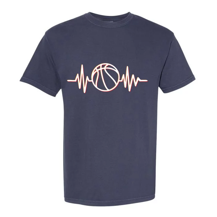 Basketball Heartbeat Garment-Dyed Heavyweight T-Shirt