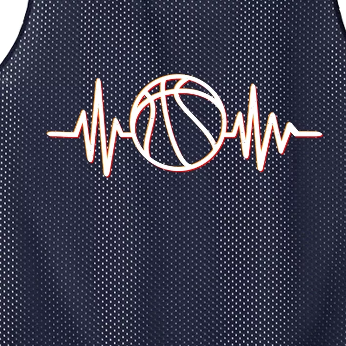 Basketball Heartbeat Mesh Reversible Basketball Jersey Tank