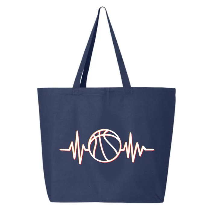 Basketball Heartbeat 25L Jumbo Tote