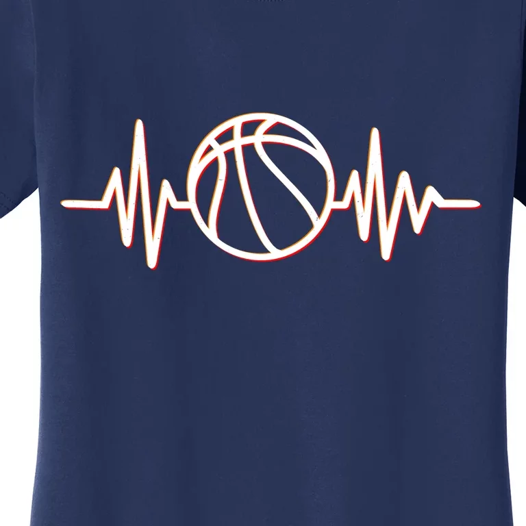 Basketball Heartbeat Women's T-Shirt