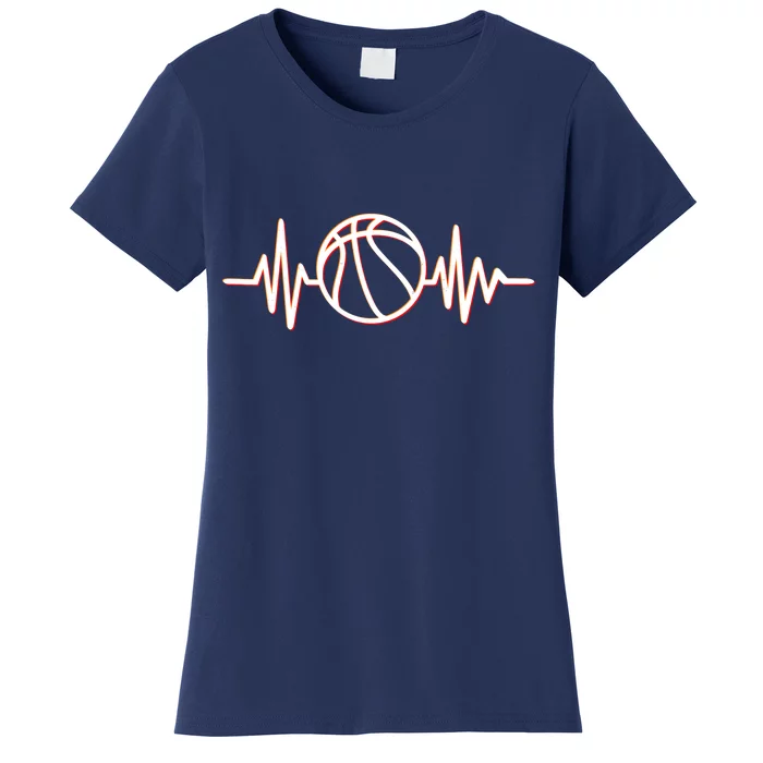 Basketball Heartbeat Women's T-Shirt