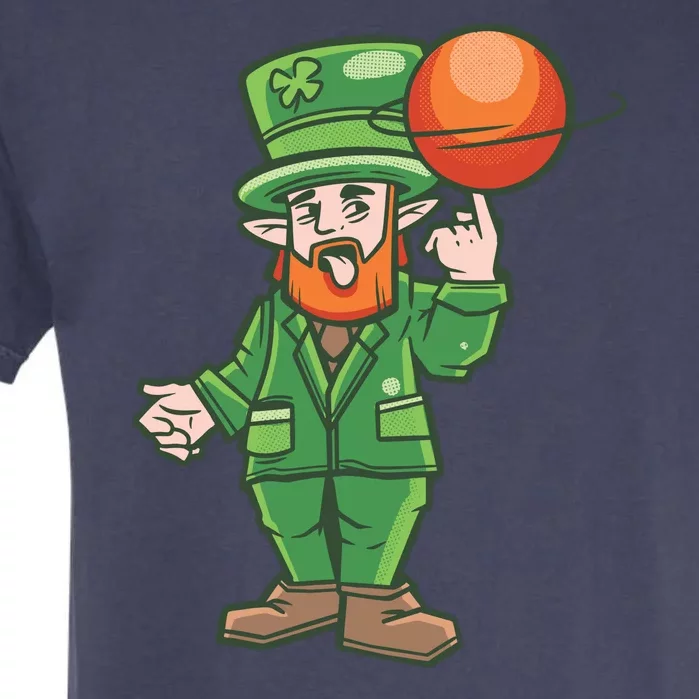 Basketball Leprechaun Garment-Dyed Heavyweight T-Shirt