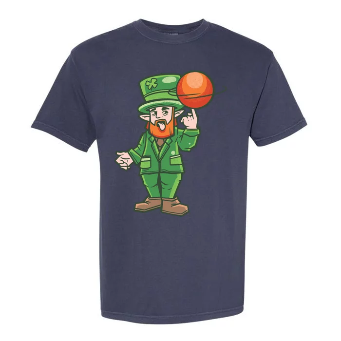 Basketball Leprechaun Garment-Dyed Heavyweight T-Shirt