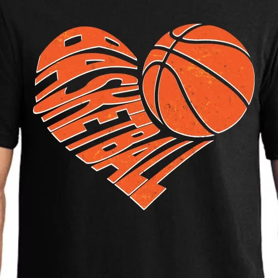 Basketball Love Heart Pajama Set