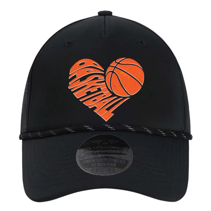 Basketball Love Heart Performance The Dyno Cap