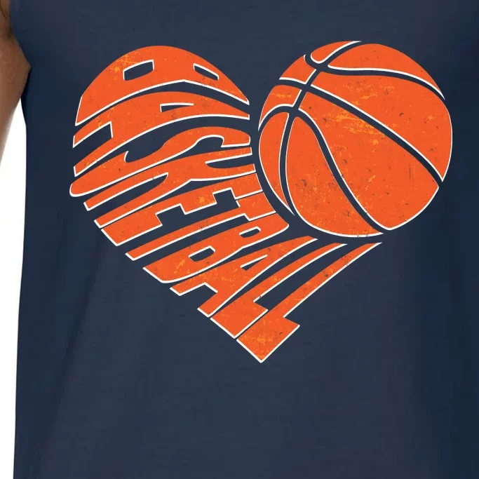 Basketball Love Heart Comfort Colors® Tank Top