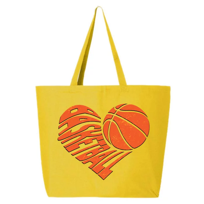 Basketball Love Heart 25L Jumbo Tote