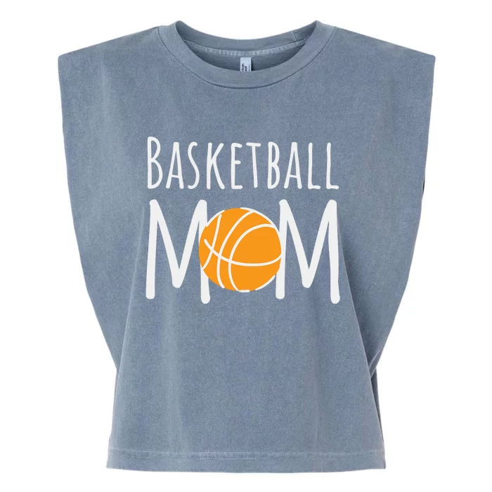 Basketball Mom Garment-Dyed Women's Muscle Tee