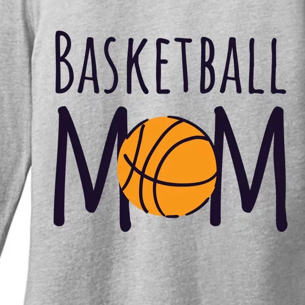 Basketball Mom Womens CVC Long Sleeve Shirt