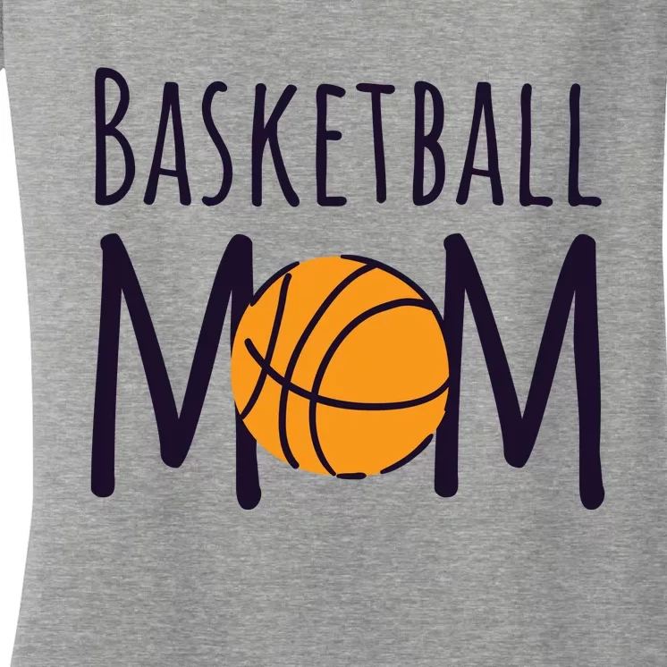 Basketball Mom Women's V-Neck T-Shirt