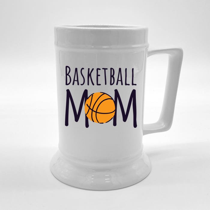 Basketball Mom Front & Back Beer Stein