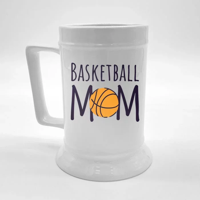 Basketball Mom Front & Back Beer Stein