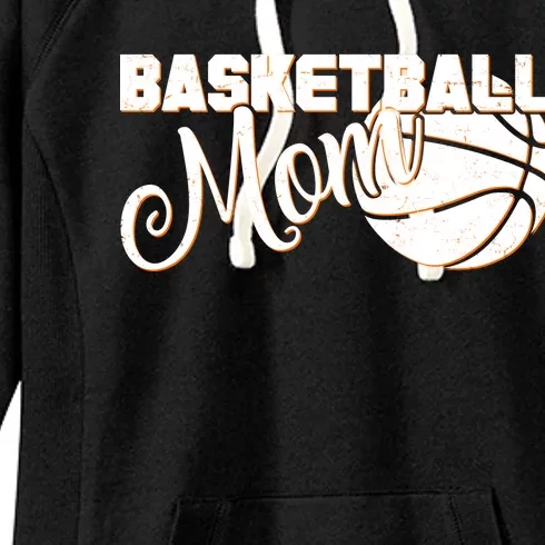 Basketball Mom Sports Mother Women's Fleece Hoodie