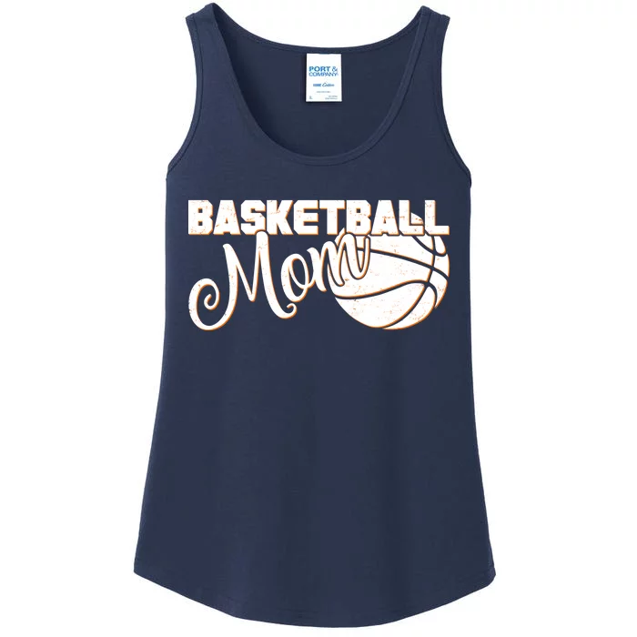 Basketball Mom Sports Mother Ladies Essential Tank