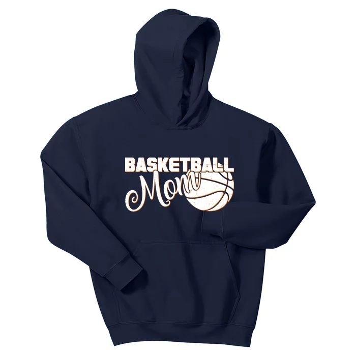 Basketball Mom Sports Mother Kids Hoodie