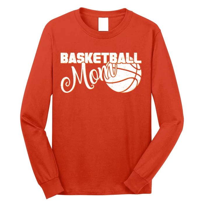 Basketball Mom Sports Mother Long Sleeve Shirt