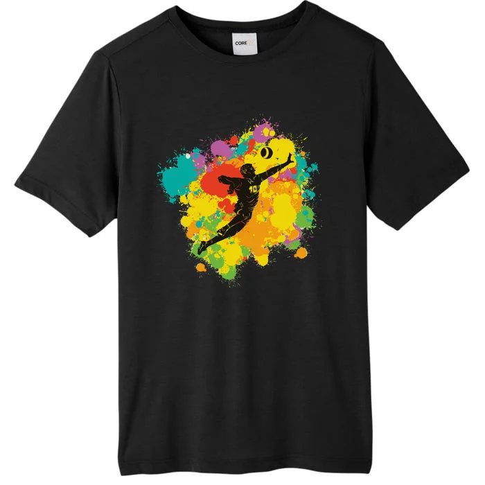 Basketball Player Colorful ChromaSoft Performance T-Shirt