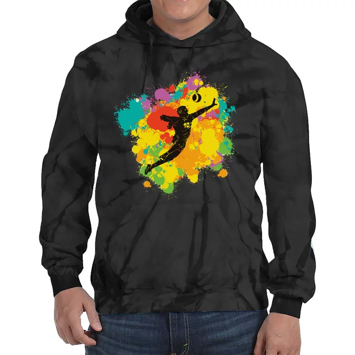 Basketball Player Colorful Tie Dye Hoodie