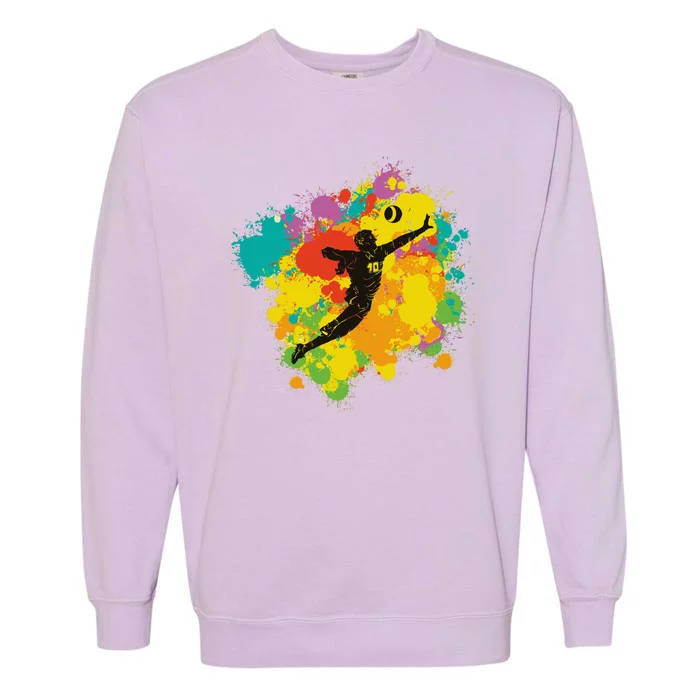 Basketball Player Colorful Garment-Dyed Sweatshirt