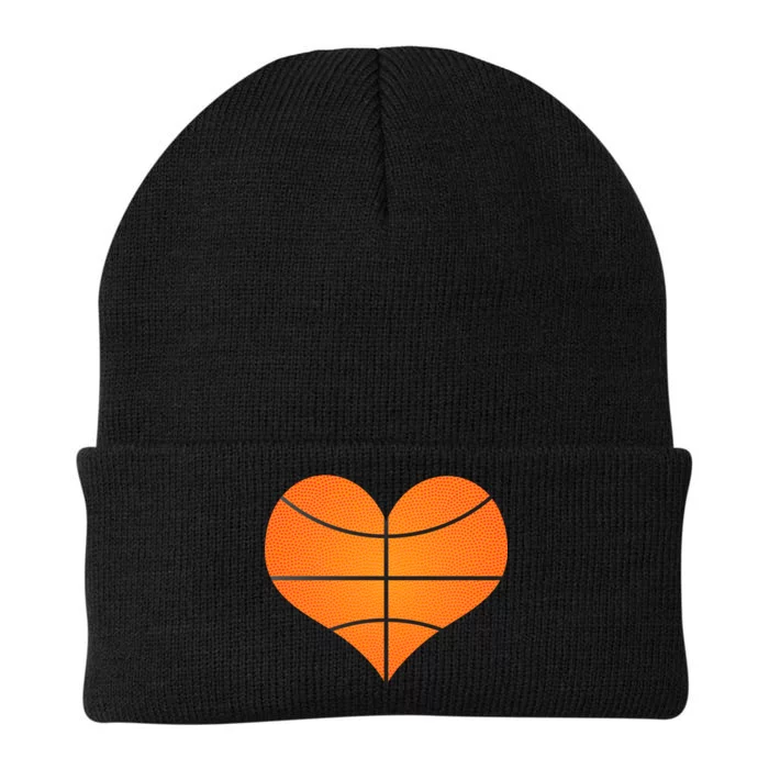 Basketball Shaped Heart Knit Cap Winter Beanie