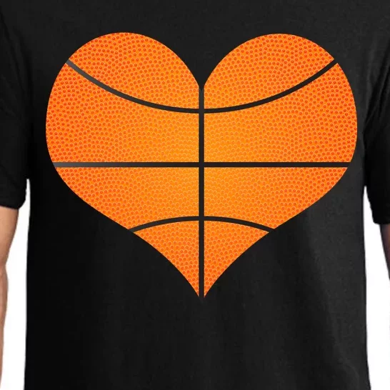 Basketball Shaped Heart Pajama Set