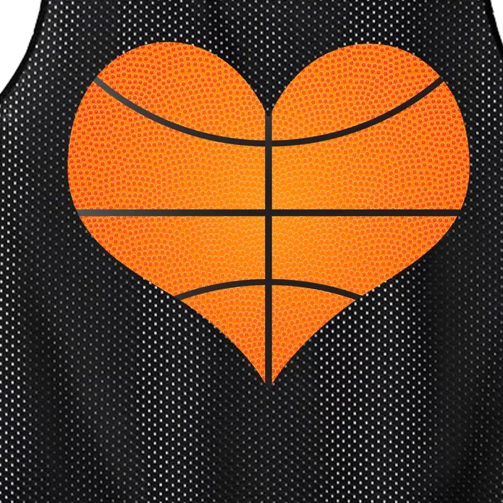 Basketball Shaped Heart Mesh Reversible Basketball Jersey Tank