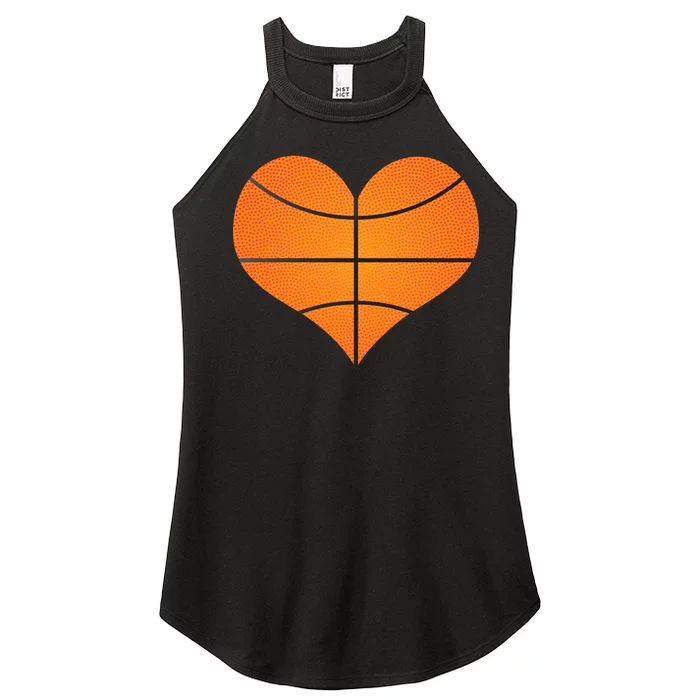 Basketball Shaped Heart Women’s Perfect Tri Rocker Tank