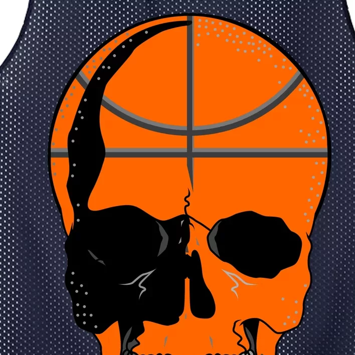 Basketball Skeleton Bone Skull Mesh Reversible Basketball Jersey Tank