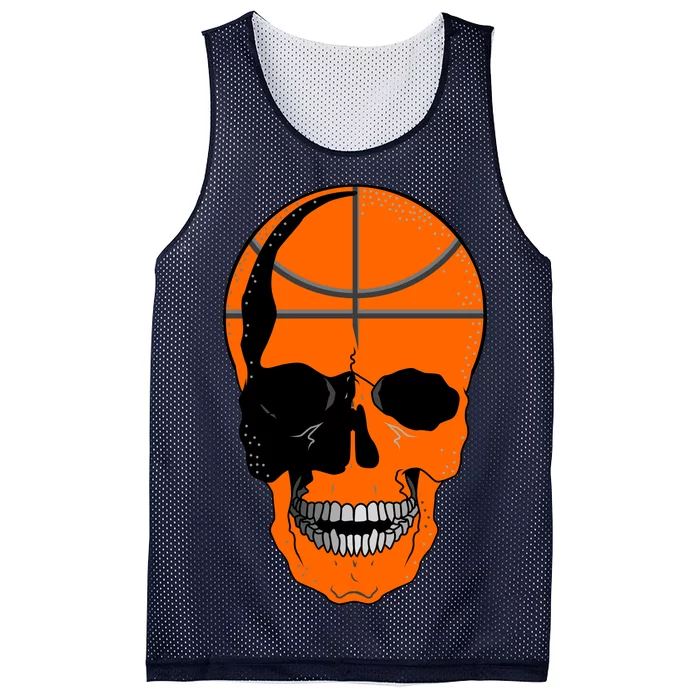 Basketball Skeleton Bone Skull Mesh Reversible Basketball Jersey Tank