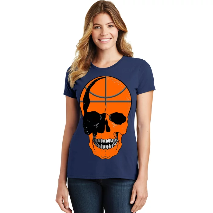 Basketball Skeleton Bone Skull Women's T-Shirt