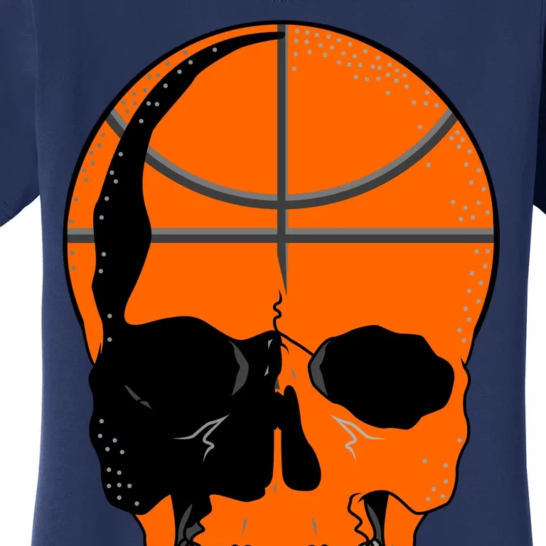 Basketball Skeleton Bone Skull Women's T-Shirt