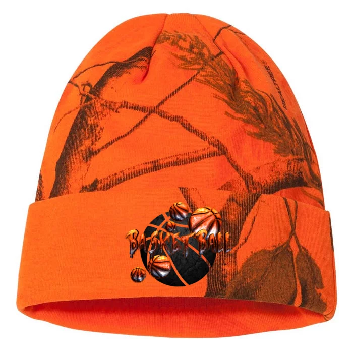 Basketball Stone Logo Kati - 12in Camo Beanie