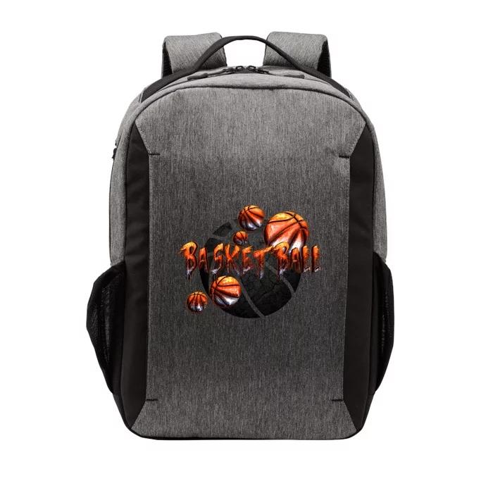 Basketball Stone Logo Vector Backpack