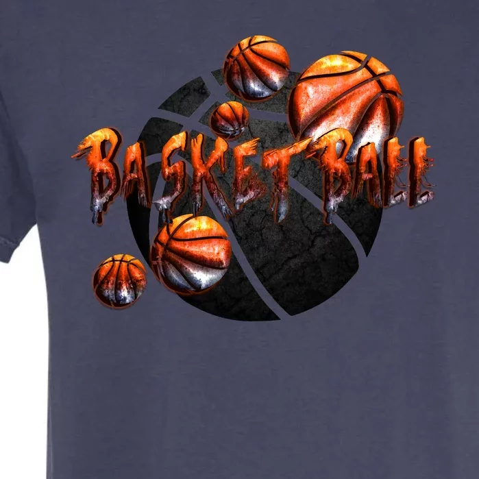 Basketball Stone Logo Garment-Dyed Heavyweight T-Shirt