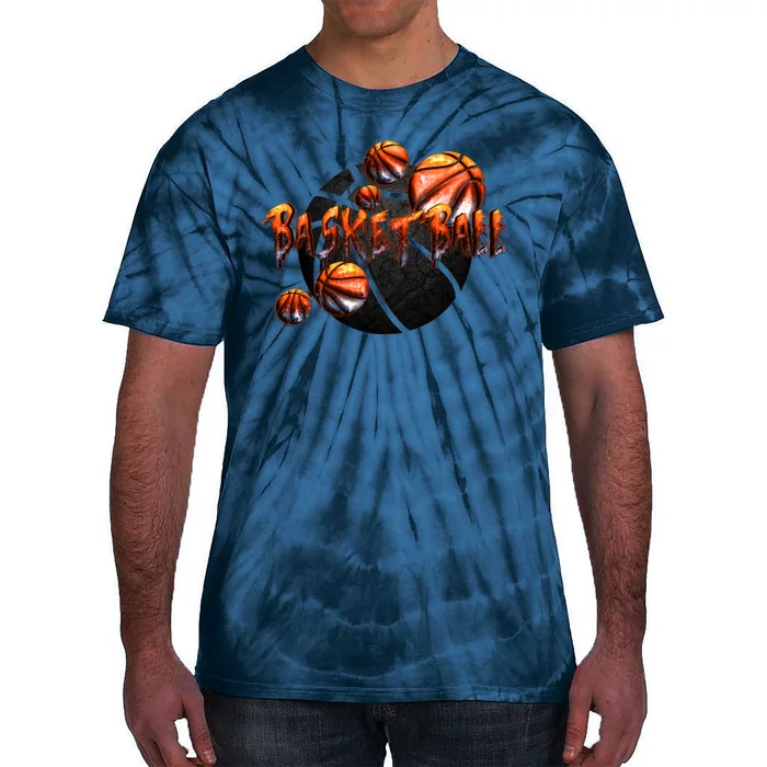 Basketball Stone Logo Tie-Dye T-Shirt