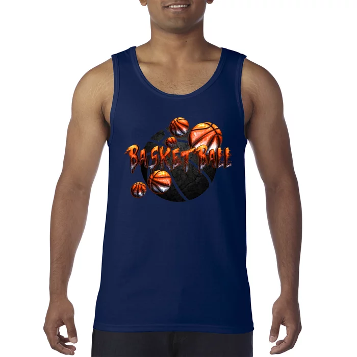 Basketball Stone Logo Tank Top