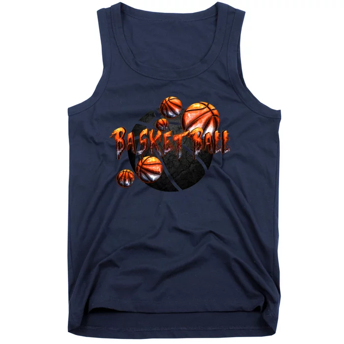 Basketball Stone Logo Tank Top