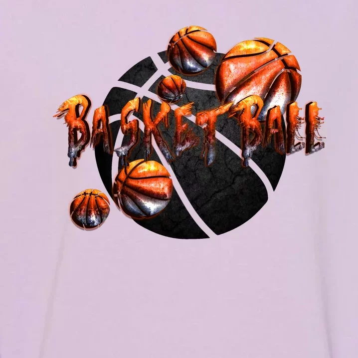 Basketball Stone Logo Garment-Dyed Sweatshirt