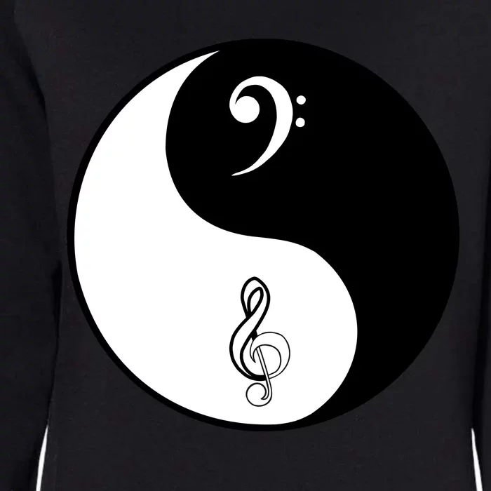 Bass & Treble Yin Yang Signs Womens California Wash Sweatshirt