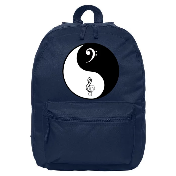 Bass & Treble Yin Yang Signs 16 in Basic Backpack