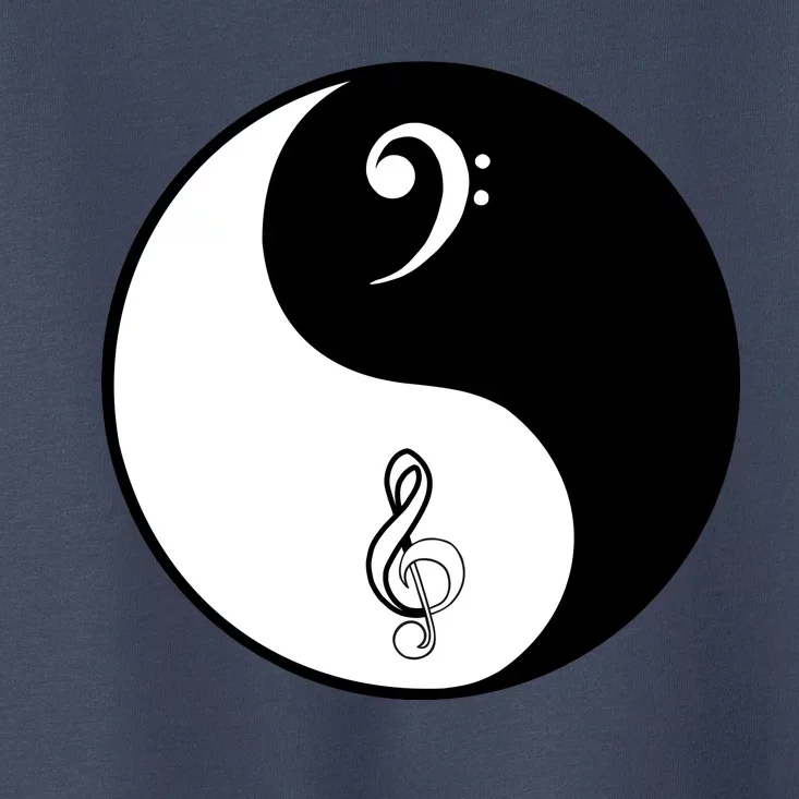 Bass & Treble Yin Yang Signs Toddler T-Shirt